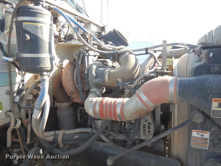 image for item FW9908 2011 Peterbilt 337  flatbed truck with crane