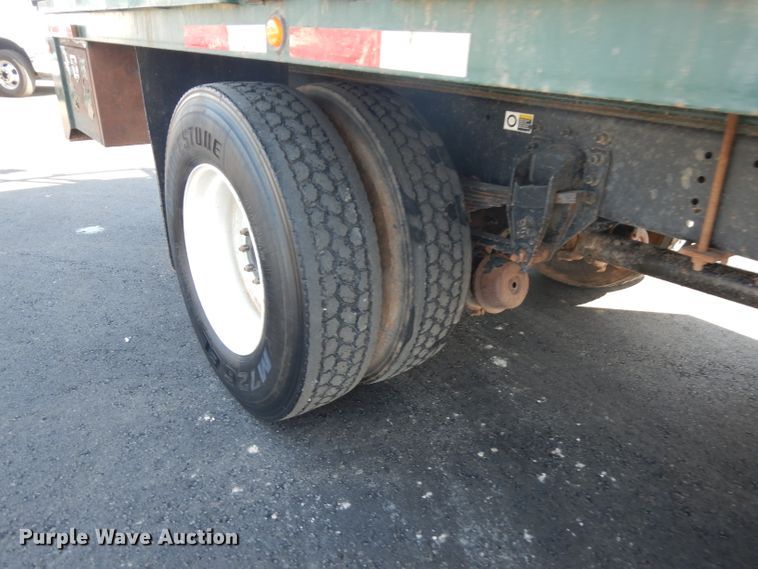 image for item FW9908 2011 Peterbilt 337  flatbed truck with crane