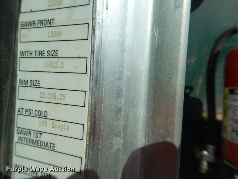 image for item FW9908 2011 Peterbilt 337  flatbed truck with crane