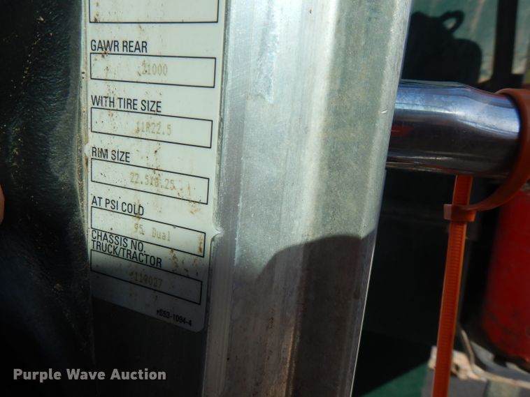 image for item FW9908 2011 Peterbilt 337  flatbed truck with crane