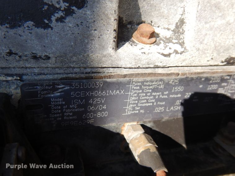 image for item FW9910 2005 International 5600i  dump truck