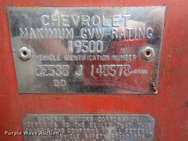 image for item HD9151 1968 Chevrolet  dump truck