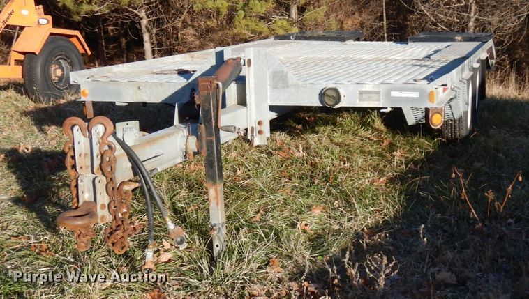 image for item HD9165 1992 Allegheny tilt deck equipment trailer
