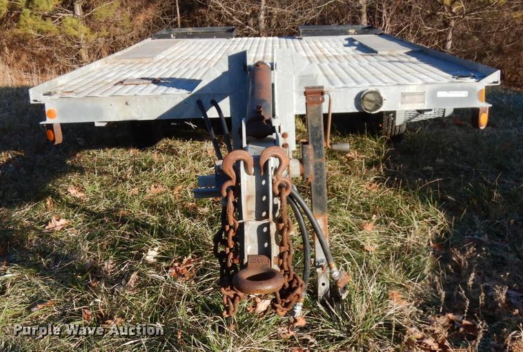 image for item HD9165 1992 Allegheny tilt deck equipment trailer