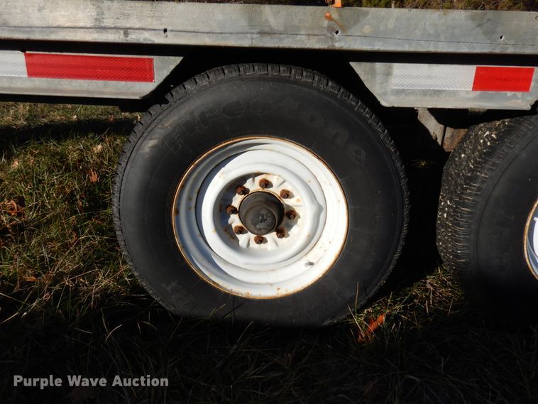 image for item HD9165 1992 Allegheny tilt deck equipment trailer