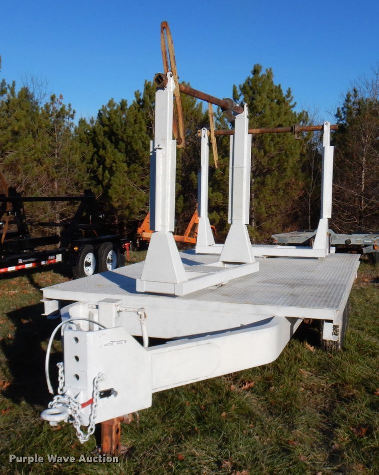 image for item HD9166 1998 Kiefer Built Turret reel trailer