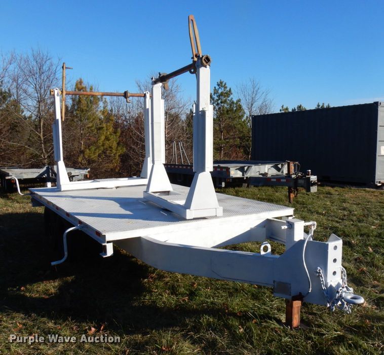 image for item HD9166 1998 Kiefer Built Turret reel trailer