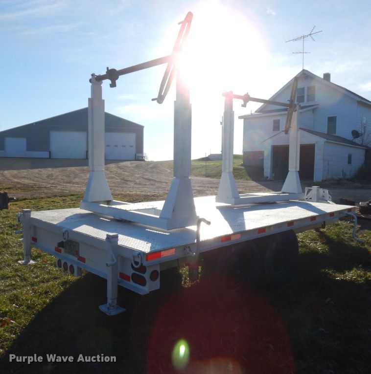 image for item HD9166 1998 Kiefer Built Turret reel trailer