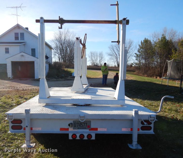 image for item HD9166 1998 Kiefer Built Turret reel trailer