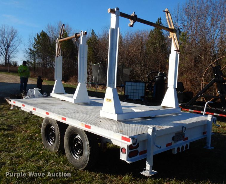 image for item HD9166 1998 Kiefer Built Turret reel trailer