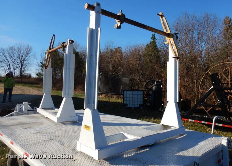 image for item HD9166 1998 Kiefer Built Turret reel trailer