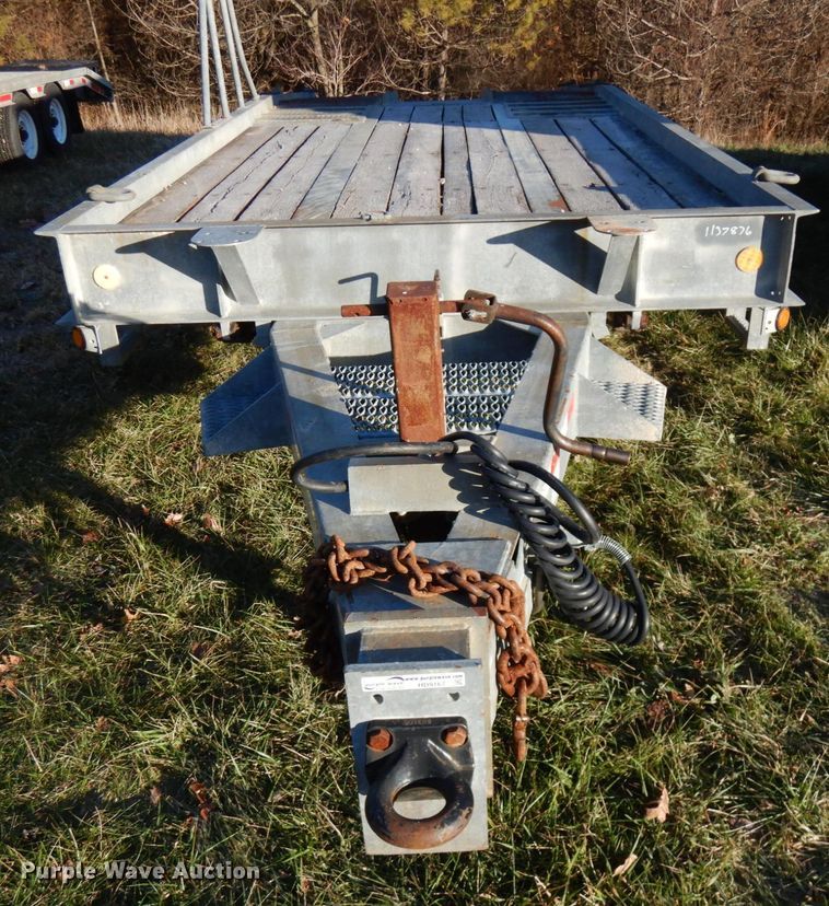 image for item HD9167 2004 American Trailer tilt deck equipment trailer