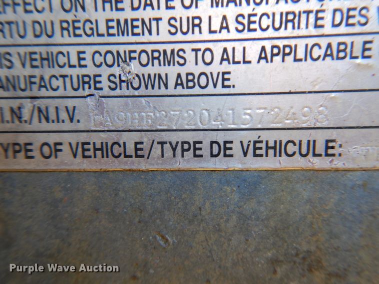 image for item HD9167 2004 American Trailer tilt deck equipment trailer