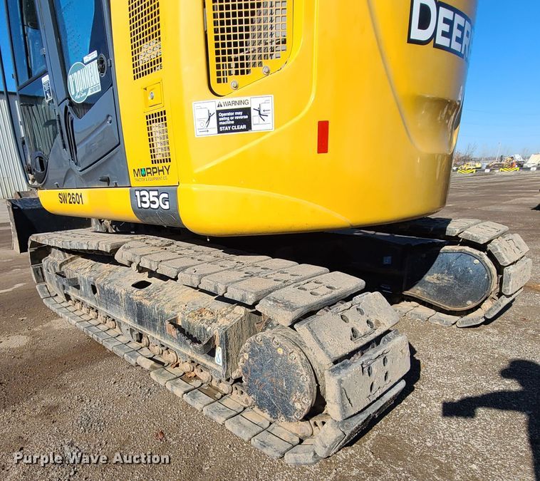 image for item HE9919 2014 John Deere 135G  excavator