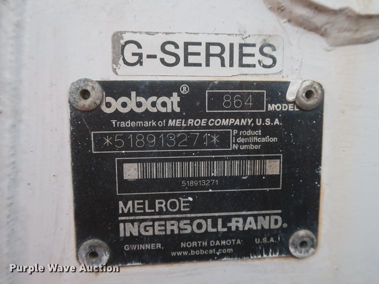 image for item HJ9429 2000 Bobcat 864  tracked skid steer loader