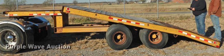 image for item HU9657 1959 Martin GHP51 tilt deck equipment trailer