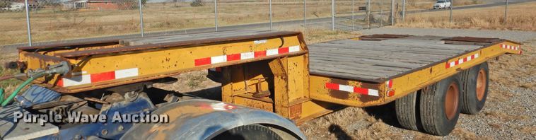 image for item HU9657 1959 Martin GHP51 tilt deck equipment trailer