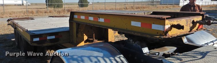 image for item HU9657 1959 Martin GHP51 tilt deck equipment trailer