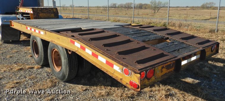 image for item HU9657 1959 Martin GHP51 tilt deck equipment trailer