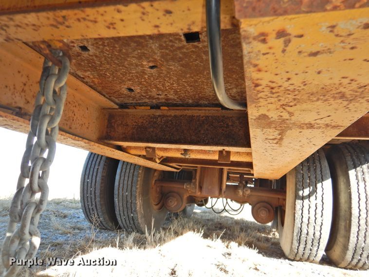 image for item HU9657 1959 Martin GHP51 tilt deck equipment trailer