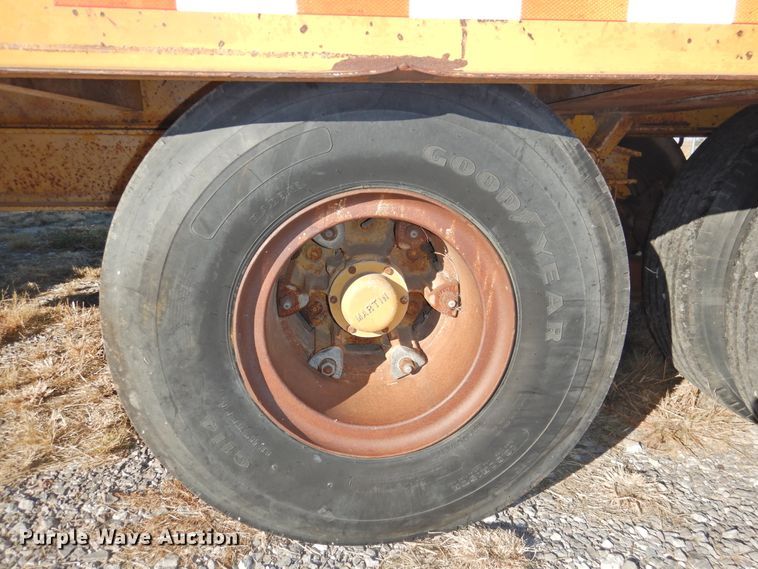 image for item HU9657 1959 Martin GHP51 tilt deck equipment trailer