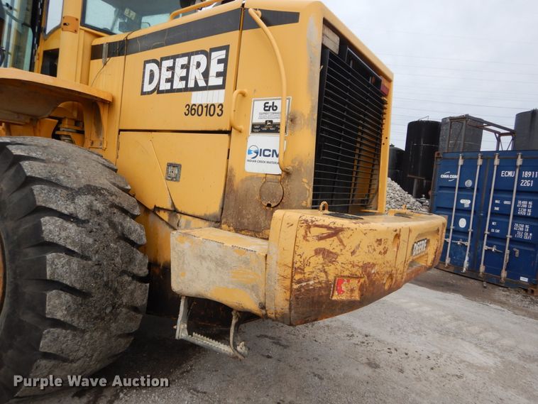 image for item HV9525 2000 John Deere 744H  wheel loader