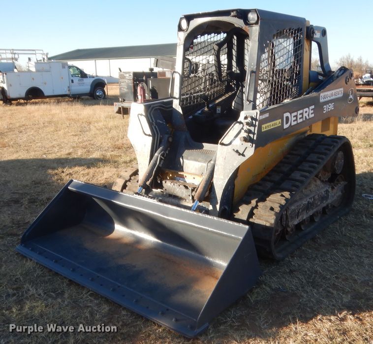 image for item HW9143 2014 John Deere 319E  tracked skid steer loader
