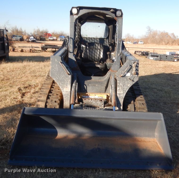 image for item HW9143 2014 John Deere 319E  tracked skid steer loader