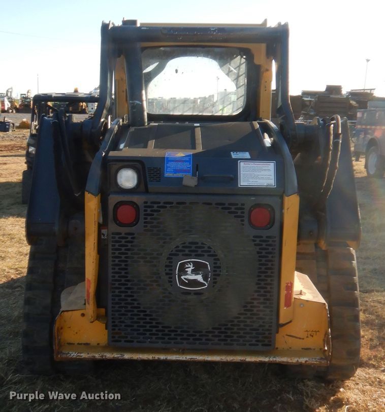 image for item HW9143 2014 John Deere 319E  tracked skid steer loader