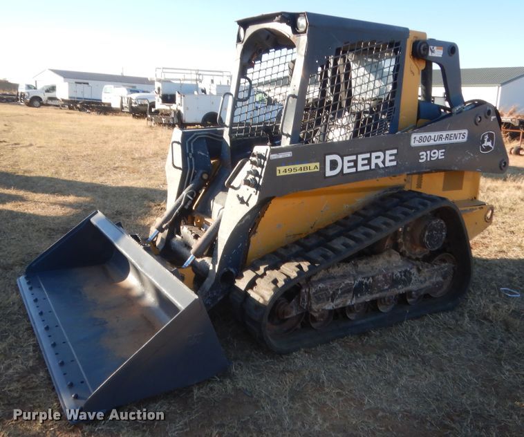 image for item HW9143 2014 John Deere 319E  tracked skid steer loader