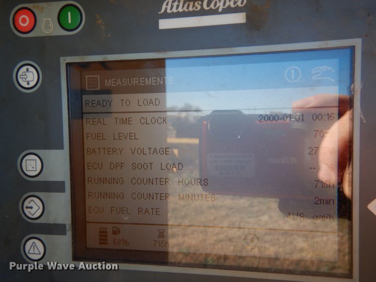 image for item DH0549 2015 Atlas Copco XRVS1000CD6  air compressor