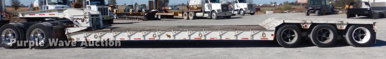 image for item DH0557 1994 Eager Beaver 50GSL lowboy equipment trailer