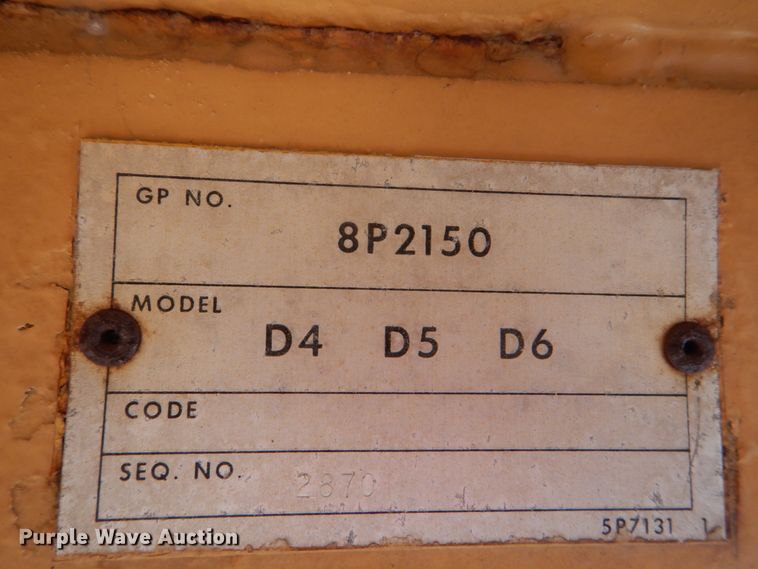 image for item DH0559 1978 Caterpillar D6D  cable plow