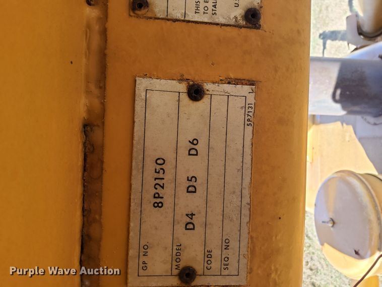 image for item DH0559 1978 Caterpillar D6D  cable plow