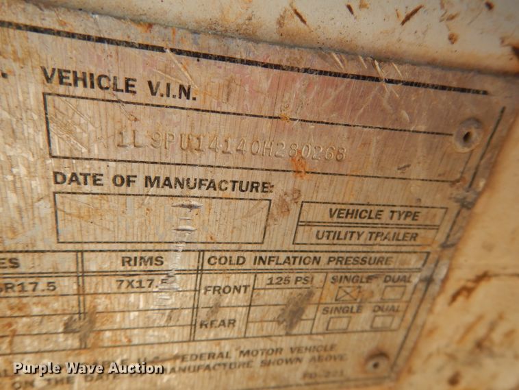 image for item DH0562 Larson reel trailer