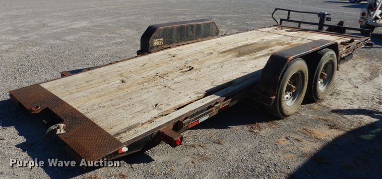 image for item DH0563 2012 Big Tex 14TL-20BK tilt deck equipment trailer