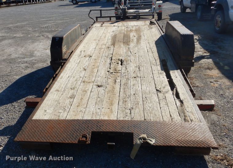 image for item DH0563 2012 Big Tex 14TL-20BK tilt deck equipment trailer