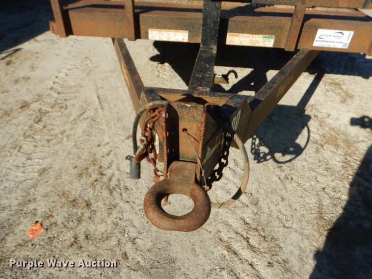 image for item DH0563 2012 Big Tex 14TL-20BK tilt deck equipment trailer