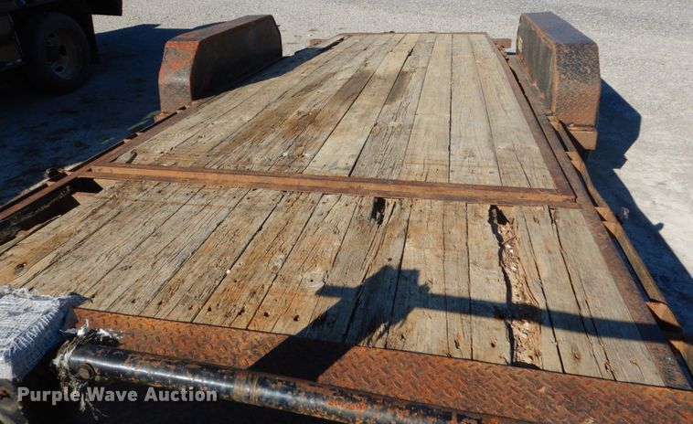 image for item DH0563 2012 Big Tex 14TL-20BK tilt deck equipment trailer