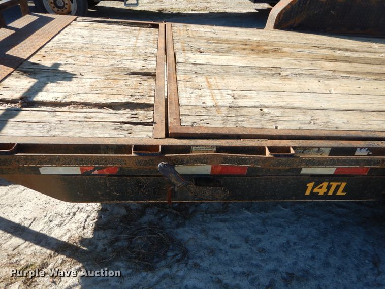 image for item DH0563 2012 Big Tex 14TL-20BK tilt deck equipment trailer