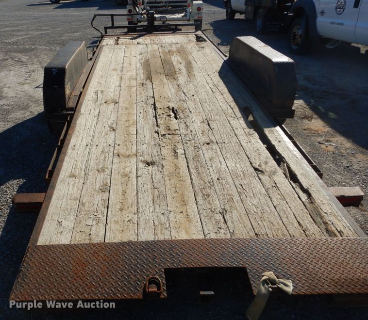 image for item DH0563 2012 Big Tex 14TL-20BK tilt deck equipment trailer