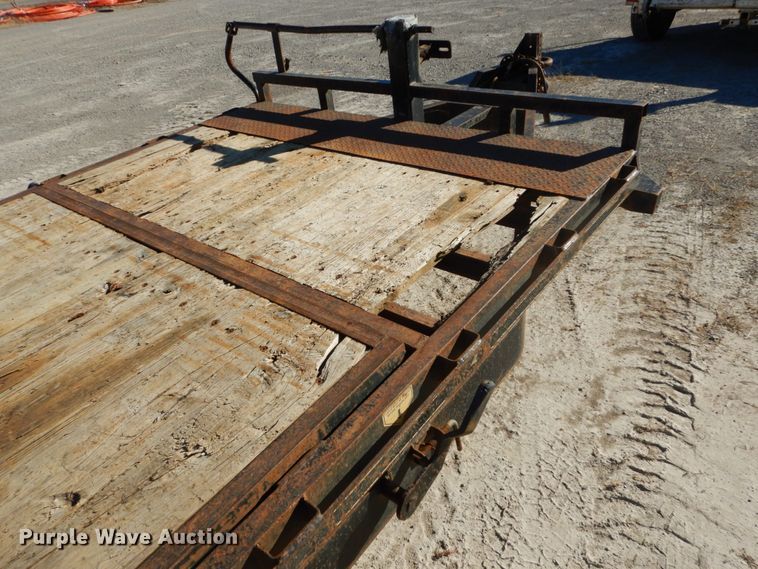 image for item DH0563 2012 Big Tex 14TL-20BK tilt deck equipment trailer