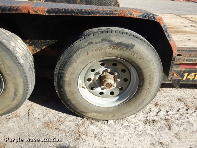 image for item DH0563 2012 Big Tex 14TL-20BK tilt deck equipment trailer