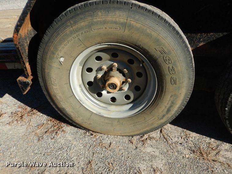 image for item DH0563 2012 Big Tex 14TL-20BK tilt deck equipment trailer