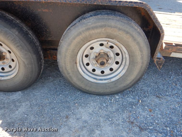 image for item DH0563 2012 Big Tex 14TL-20BK tilt deck equipment trailer