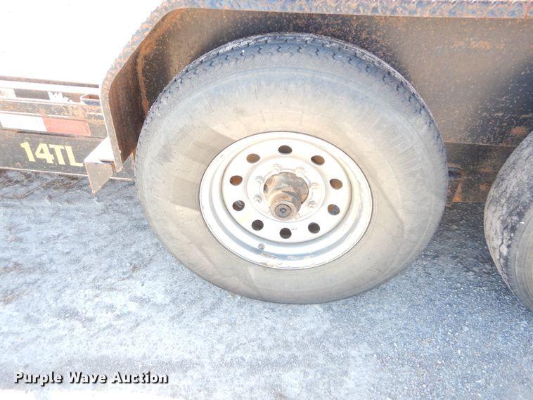 image for item DH0563 2012 Big Tex 14TL-20BK tilt deck equipment trailer