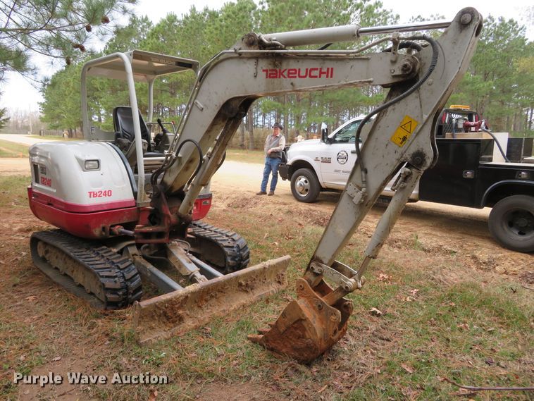 image for item DH0594 Takeuchi TB240  mini excavator