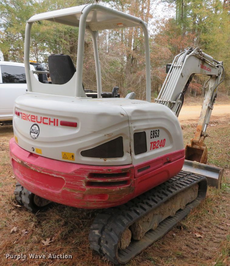 image for item DH0594 Takeuchi TB240  mini excavator