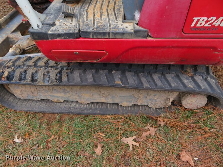 image for item DH0594 Takeuchi TB240  mini excavator