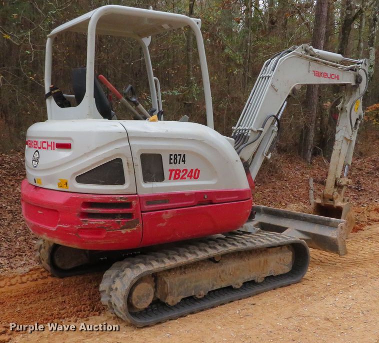 image for item DH0596 Takeuchi TB240  mini excavator